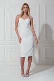 ROMERO PEARL MIDI DRESS - IVORY