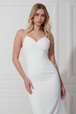 ROMERO PEARL MIDI DRESS - IVORY