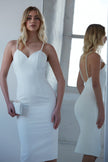 ROMERO PEARL MIDI DRESS - IVORY