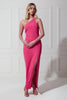 VENETIA ASYMMETRIC MAXI DRESS - PINK