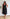 SAFFIRA BELTED FULL SKIRT MIDI DRESS - BLACK