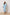 CATALINA COWL BACK PEARL BUTTON DRESS - PALE BLUE