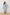 CATALINA COWL BACK PEARL BUTTON DRESS - PALE BLUE