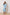 CATALINA COWL BACK PEARL BUTTON DRESS - PALE BLUE