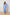 VIOLA KNITTED PEARL BUTTON MIDI - CORNFLOWER BLUE