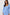 VIOLA KNITTED PEARL BUTTON MIDI - CORNFLOWER BLUE