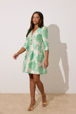 **PRE ORDER** VERONICA METALLIC BELL SKIRT MINI - MINT GREEN