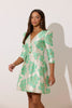 **PRE ORDER** VERONICA METALLIC BELL SKIRT MINI - MINT GREEN
