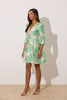 **PRE ORDER** VERONICA METALLIC BELL SKIRT MINI - MINT GREEN