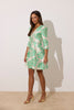 **PRE ORDER** VERONICA METALLIC BELL SKIRT MINI - MINT GREEN
