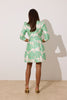 **PRE ORDER** VERONICA METALLIC BELL SKIRT MINI - MINT GREEN