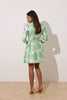 **PRE ORDER** VERONICA METALLIC BELL SKIRT MINI - MINT GREEN