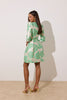 **PRE ORDER** VERONICA METALLIC BELL SKIRT MINI - MINT GREEN