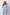 **PRE ORDER** ELIZABETH PEPLUM PEARL TROUSER SUIT - PALE BLUE