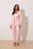 **PRE ORDER** TABITHA PEARL TUXEDO TROUSER SUIT - PALE PINK