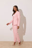 **PRE ORDER** TABITHA PEARL TUXEDO TROUSER SUIT - PALE PINK