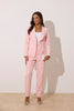 **PRE ORDER** TABITHA PEARL TUXEDO TROUSER SUIT - PALE PINK