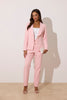 **PRE ORDER** TABITHA PEARL TUXEDO TROUSER SUIT - PALE PINK
