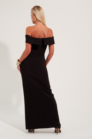 JENNIFER BARDOT MAXI DRESS - BLACK